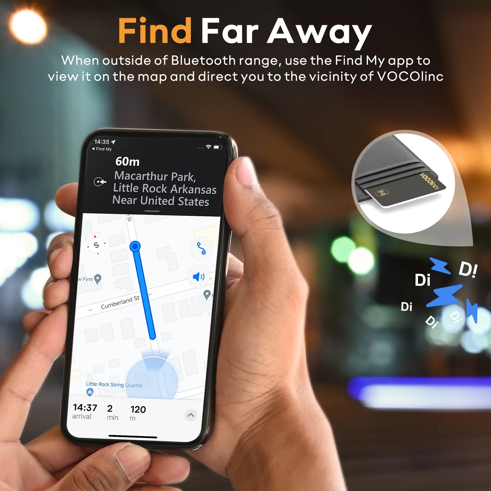 UbiCard Localizador GPS Ultrafino Para Cartera